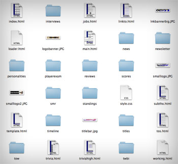 Files and folders