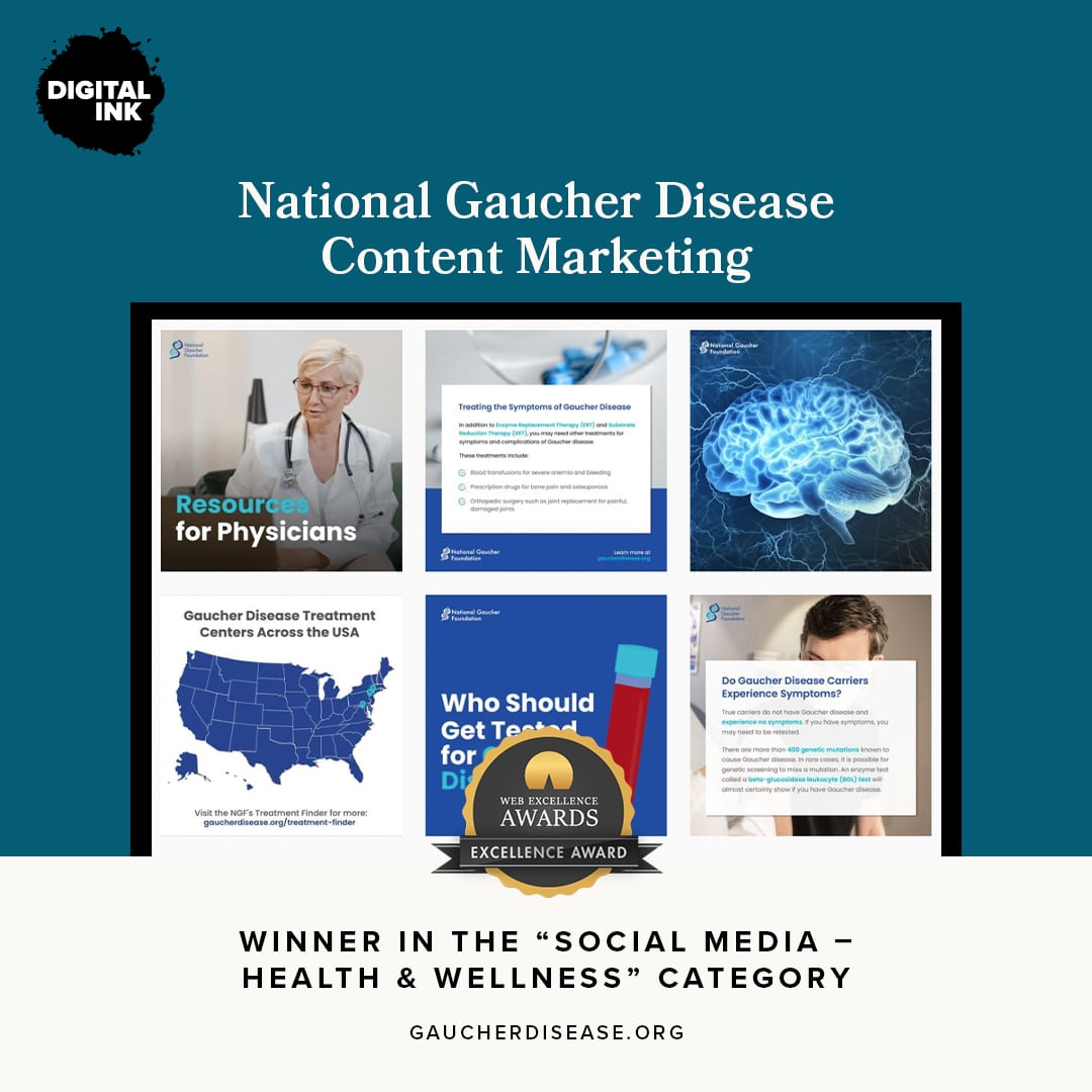 Web Excellence — National Gaucher Foundation