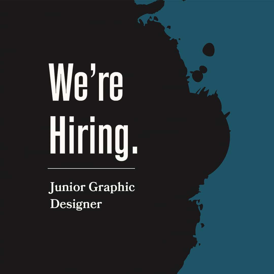 We're Hiring: Junior Graphic Designer