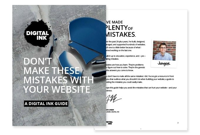 Don't Make These Website Mistakes: A Digital Ink Guide