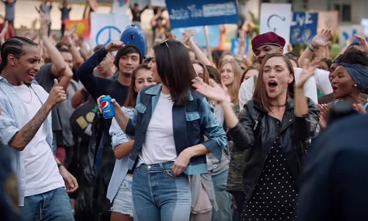 Pepsi Ad with Kendall Jenner